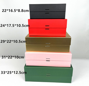 Matériaux recyclables, boîte pliante personnalisée avec lamination mate de 2 mm, logo, fermeture magnétique, emballage en carton de luxe, à personnaliser pour un cadeau - Product Image 2