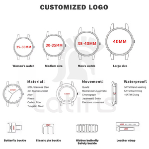 Reloj de Pulsera Luminoso de Cuarzo de Acero Inoxidable y Aleación para <span class=keywords><strong>Hombre</strong></span>, a la Moda, Resistente al Agua, 40 mm, Venta al por Mayor OEM - Product Image 6