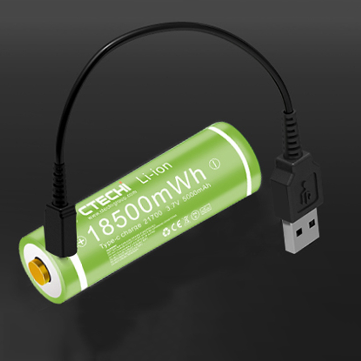 21700 3,7 В 5000 мАч USB литиевая батарея Type-C Интерфейс перезаряжаемый литий-ионный аккумулятор для мобильного телефона ноутбука аварийный источник питания
