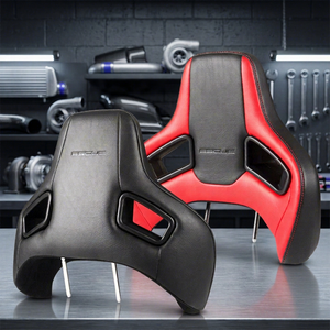 พนักพิงศีรษะเบาะรถยนต์หนัง PU ลายโลโก้แบบกำหนดเองยอดนิยม SSCUS Orifix โฟมเย็น น้ำหนักเบา ดีไซน์สำหรับรถแข่ง - Product Image 1