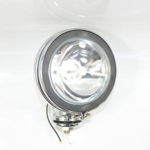 JSHINE Fari Fendinebbia e di Guida Alogeni Angel Eye Cromati Bianchi da 5 Pollici 12V/24V con Alloggiamento in Metallo e Lente in Vetro per Lampadina H3 - Product Image 3