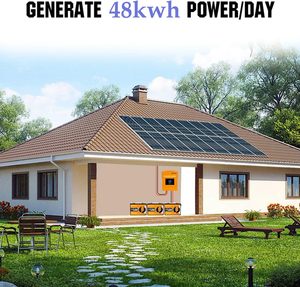 Venta caliente 10kWh Sistema de energía solar 51,2 V <span class=keywords><strong>250Ah</strong></span> <span class=keywords><strong>LiFePO4</strong></span> Paquete de batería Larga vida útil IP65 Split CAN Casa montada en la pared RV Camping - Product Image 5