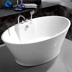2023 large oval bathtub round bath tub 58 cm freestanding tub with nice price