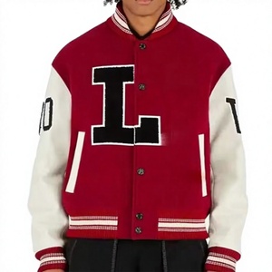 Veste d'hiver de qualité supérieure pour homme conçue avec l'esthétique intemporelle d'une veste Letterman - Product Image 2