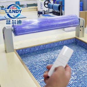 Couverture <span class=keywords><strong>de</strong></span> <span class=keywords><strong>piscine</strong></span> automatique électrique LANDY, durable, imperméable, résistante aux UV, couvertures <span class=keywords><strong>de</strong></span> <span class=keywords><strong>piscine</strong></span> rétractables pour piscines enterrées - Product Image 1