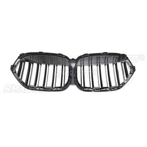 กระจังหน้าทรงไตคู่แบบ Facelift สำหรับ BMW X1 LCI F48 SUV ปี 2020 2021 2022 สีดำเงา อุปกรณ์ตกแต่งรถยนต์ - Product Image 2