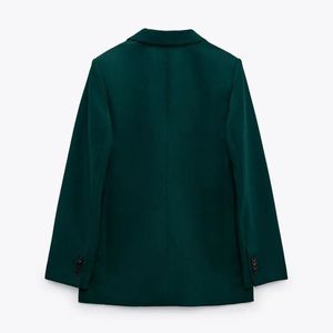 Nuovo completo <span class=keywords><strong>doppio</strong></span> <span class=keywords><strong>petto</strong></span> da donna <span class=keywords><strong>verde</strong></span> con scollo a V completo personalizzato in due pezzi - Product Image 5
