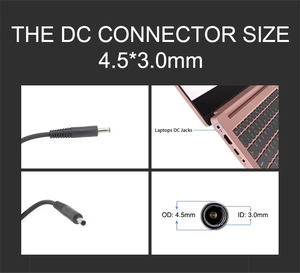 OEM/ODM 19.5V 3.34A 65W Laptop AC <b>Adapter</b> DC Power Supply with OTP OVP Fireproof Protection 4.5x3.0mm Pin for De PD3.0 QC4.0 - Product Image 5