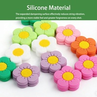 Amortisseur de vibrations en silicone pour raquette de tennis, motif fleur, accessoires