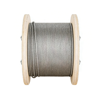 Fil de tirage en acier EHS de 1/2 po, bobines de 2500 pieds, grade CSA 180, pour tirage de poteaux utilitaires et de tours de télécommunications