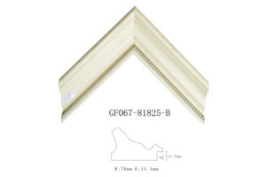 Modanatura della cornice in plastica retrò Vintage nera di medie dimensioni da 70*45mm con labbra interne - Product Image 5