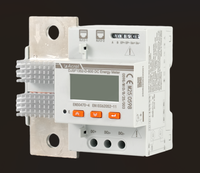Compteur d'énergie DC DJSF1352-D-600 600A Courant Maximal pour Solaire Photovoltaïque, Télécommunications et Bornes de Recharge Véhicules Électriques Modbus-RTU Rail DIN