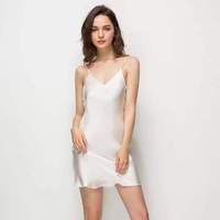 QIYUE — robe de nuit en soie pure pour femmes, vêtements de nuit, style de luxe, 100%