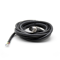 Conjunto de Cable con Conector M12 de 8 Pines, Códigos 3, 4, 5, 6, 8, 12 y 17 Pines para Automatización Industrial