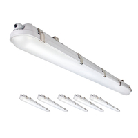 Stock CGT étanche à la vapeur 1200mm 4FT LED Tri-Proof Light 60W 50W 40W commutable 3CCT 3500K 4000K 5000K gradation pour atelier de garage