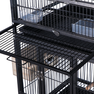 Cages à oiseaux personnalisées pour macaws, perruches, <span class=keywords><strong>canaris</strong></span>, volières, cages d'<span class=keywords><strong>élevage</strong></span>, cages à oiseaux empilables <span class=keywords><strong>en</strong></span> fil métallique, grandes cages à oiseaux - Product Image 5