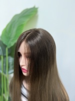 Perruques juives Niceborn en cheveux humains européens, cuticules alignées, lisses, ombrées blondes, avec dentelle sur le dessus, pour femmes juives, perruques casher, perruque Wunder