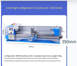 HC210 400mm 900W hogar DIY Mini <span class=keywords><strong>Manual</strong></span> Metal <span class=keywords><strong>madera</strong></span> <span class=keywords><strong>torno</strong></span> WM210F400 Mini CNC WM210V Motor sin escobillas <span class=keywords><strong>de</strong></span> velocidad Variable Horizontal - Product Image 5