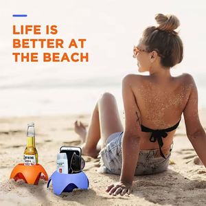 Estante de Almacenamiento Portátil para Exteriores, Camping, Playa, Estante de Almacenamiento de Cerveza y Bebidas, Estante de Almacenamiento Multifuncional de Gran Capacidad - Product Image 2