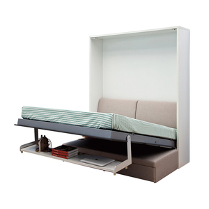 Muebles <span class=keywords><strong>de</strong></span> Dormitorio al por Mayor, Cama Plegable Vertical <span class=keywords><strong>de</strong></span> Madera Tamaño Queen, Cama Murphy - Product Image 5
