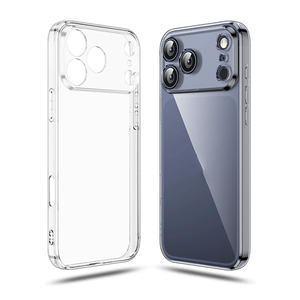 Ультра тонкий прозрачный чехол из ТПУ противоударный устойчивый к царапинам Прозрачный чехол для телефона <span class=keywords><strong>iPhone</strong></span> 17 16 15 14 13 12 Pro Max - Product Image 1