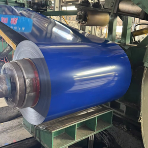 Gulungan lembaran atap logam berwarna dicat, cat galvanis PPGI PPGL PVC lembar laminasi koil gulungan atap logam dalam konstruksi - Product Image 3