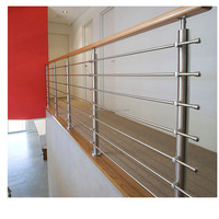 Kits de garde-corps d'escalier moderne DF avec garde-corps de barre de tige design en acier noir