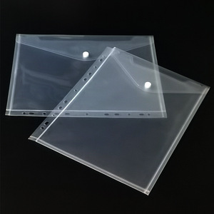 Carpeta de plástico transparente con cierre a presión para archivos, organizador de carpeta de sobre resistente al agua para archivos, <span class=keywords><strong>A4</strong></span>, A5, A6, A7, A8 - Product Image 3