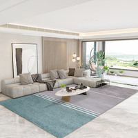 China Customized Home Colour Design Decorations Aisle Runner Mirror Shaggy Floor Central Mobile Carpet 300x400