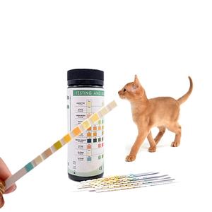 Комплект для ветеринарного тестирования, полоски для мочи для домашних животных, собак, кошек, 10 параметров, полоски для мочи, быстрое тестирование домашних животных - Product Image 1