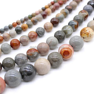 DearBeads Chaude Perles de Pierres Précieuses Naturelles, arc-en-ciel Couleurs Jasper Perles pour la Fabrication de Collier De Bracelet 4mm 6mm 8mm 10mm 12mm - Product Image 2