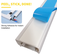 Goulotte de câblage en PVC 10x20 blanche, avec adhésif, pour la protection des fils électriques, prix de gros direct usine