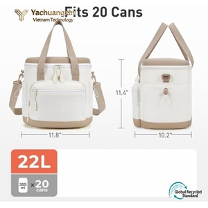 Bolsa Térmica Rectangular de Neopreno Amarillo, Multifuncional, para Picnic y Viajes - Product Image 6