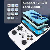Console de jeu portable R36 Pro avec résolution 640*480, console de jeu rétro portable classique TV 2025, console de jeu portable R36S, 128 Go, 256 Go