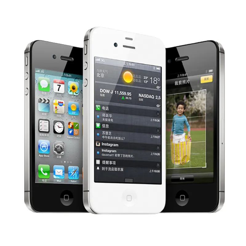 En gros 4S Original Utilisé Téléphones Mobiles D'occasion 3G Débloqué Smartphones Pour Xs Max 11 11pro 11pro Max 12 12p