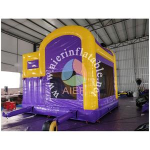 Pequeño Castillo Inflable para Interiores, Mini Castillo Inflable Blanco Usado, Combo <span class=keywords><strong>de</strong></span> Castillo Inflable con Tobogán <span class=keywords><strong>de</strong></span> Agua en Venta - Product Image 2