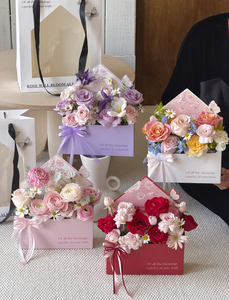 Nuevos Modelos Disponibles en Múltiples Colores, Exquisitas Cajas de Flores para Empaque de Regalos con Flores Frescas - Product Image 2