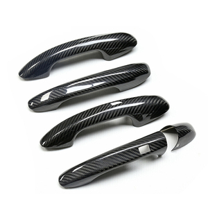 Couvercle de poignée de porte en Fiber de carbone pour W205 W222 W257 W213 W238 W177 W118 <span class=keywords><strong>AMG</strong></span> <span class=keywords><strong>GT</strong></span>, capteur d'entrée sans clé, garniture extérieure - Product Image 1
