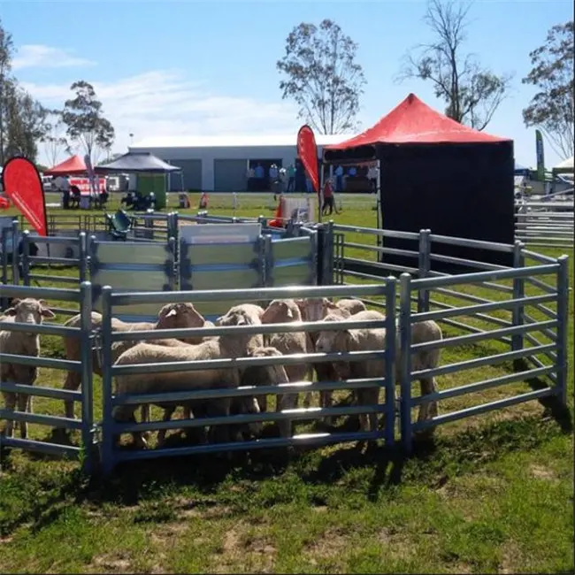 Paneles de corral de ganado de oveja de caballo de precio bajo de alta calidad Panel de valla de granja galvanizado barato