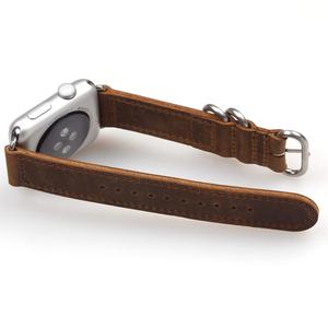 EACHE de lujo Natural de cuero de piel de becerro de <span class=keywords><strong>Apple</strong></span> <span class=keywords><strong>Watch</strong></span> <span class=keywords><strong>Correa</strong></span> 38mm 42mm - Product Image 5