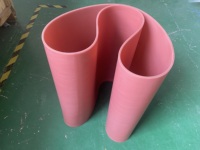 Bande transporteuse en silicone sans fin résistante à la chaleur TRX pour machine à fabriquer des sacs à fermeture éclair