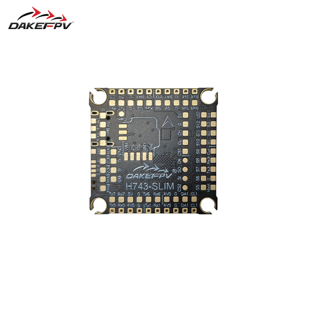 DAKEFPV H743 SLIM V4 STM32H743 Dual ICM42688P 3-12S H7 Flight Controller Support BF INAV AP PX4 for FPV Drone Multicopter RC