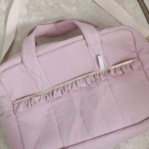 <span class=keywords><strong>Sac</strong></span> à langer multifonctionnel portable à pois dorés en <span class=keywords><strong>gaze</strong></span> <span class=keywords><strong>de</strong></span> <span class=keywords><strong>coton</strong></span> double couche-culotte <span class=keywords><strong>Sac</strong></span> à bandoulière <span class=keywords><strong>Maternité</strong></span> Maman Bébé Nappy Bags - Product Image 5