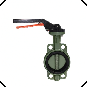 Válvula de Mariposa de Asiento de Goma NBR DN100 PN16 de 4 Pulgadas con Mango de Hierro Fundido, Pedido Urgente COVNA - Product Image 2