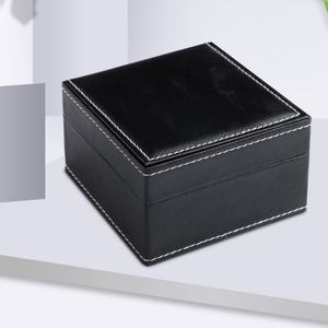 Caja de Reloj Cuadrada de Cuero Sintético de Alta Calidad Personalizada, a Prueba de Polvo, con Logotipo OEM ODM, Caja de Embalaje de Joyería de la Marca QZ de Fujian, China - Product Image 3