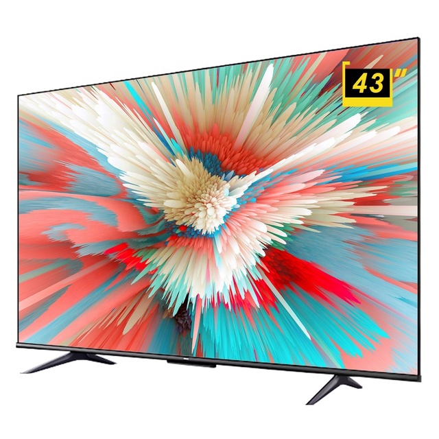 OEM China Factory 43 Inches Frameless Smart TV 110-240v 50/60Hz LCD Screen FHD 32 43 50 Smart TV