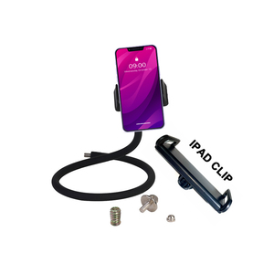 Thuận tiện kim loại điện thoại di động chủ cố định trên ghế sofa điện Sofa lười biếng phụ kiện Hose Silicone Tablet chủ - Product Image 6