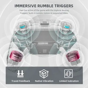 New Wireless 2.4GHz for Handheld Game Console Six-axis Somatosensory Vibration with Lamp <strong>G5Pro</strong> Max - Product Image 3