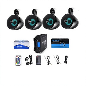 <span class=keywords><strong>Amplificatore</strong></span> Esterno Multifunzionale SHARK per Moto, <span class=keywords><strong>4</strong></span> <span class=keywords><strong>Canali</strong></span> ad Alta Potenza, Sistema Audio Bluetooth 12V OLIVER - Product Image 1