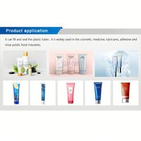 Machine semi-automatique de remplissage et de scellage de tubes pour cosmétiques liquides, pâtes et crèmes en tubes souples en plastique